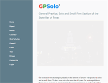 Tablet Screenshot of gpsolo.com